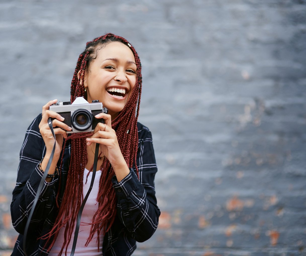 She's one happy photographer